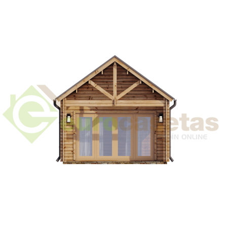 Casa de madera (altillo) NOGARA WOOD 40 m²  , 44 -50 -44 mm