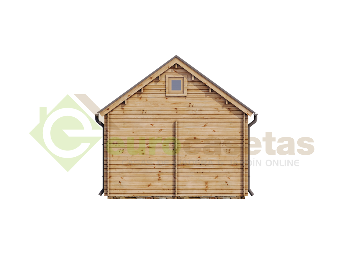 Casa de madera (altillo) NOGARA WOOD 40 m²  , 44 -50 -44 mm