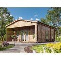 Casa de madera  PADIA WOOD  48 m2 , 70 mm