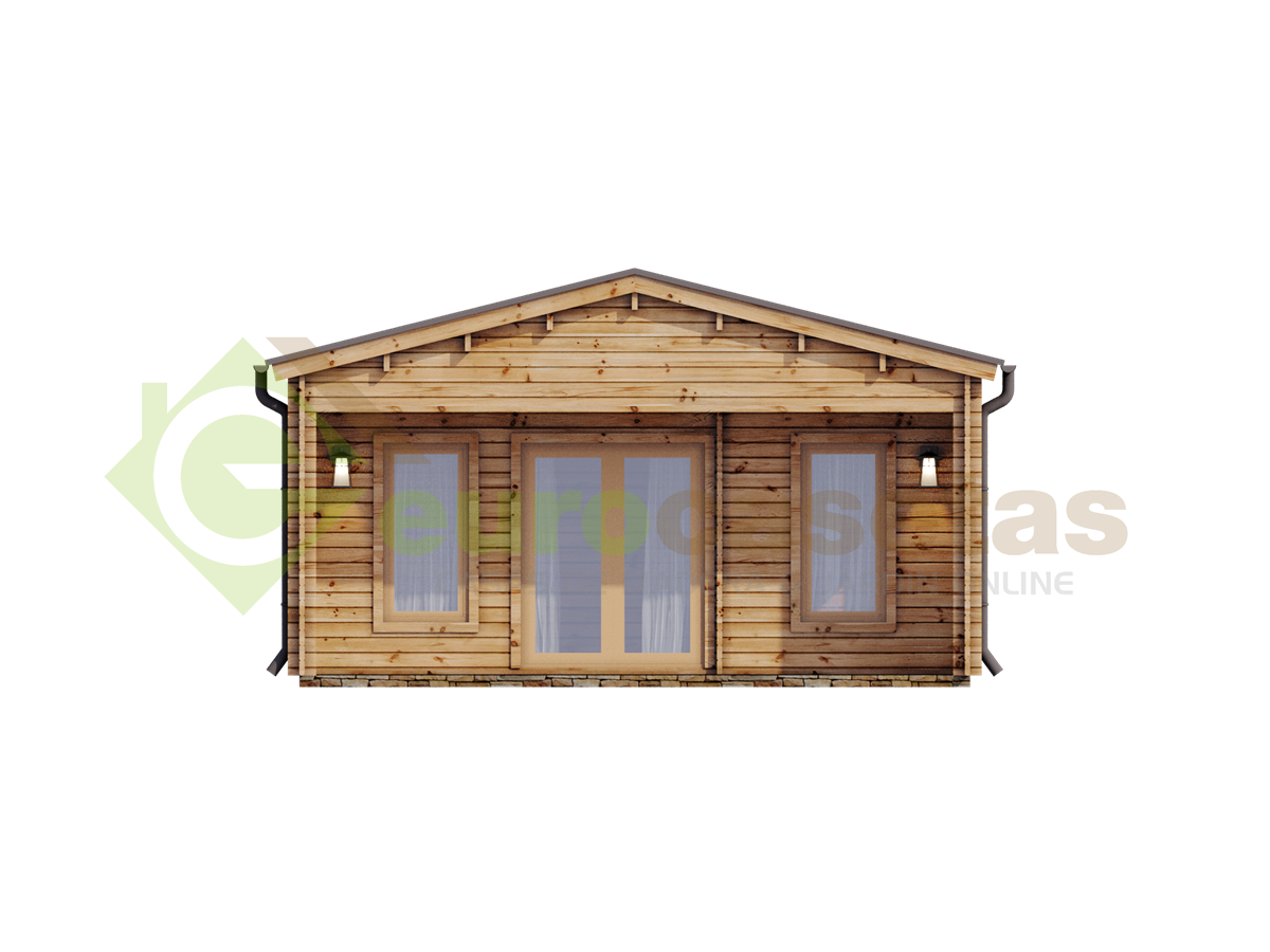 Casa de madera  PADIA WOOD  48 m2 , 70 mm