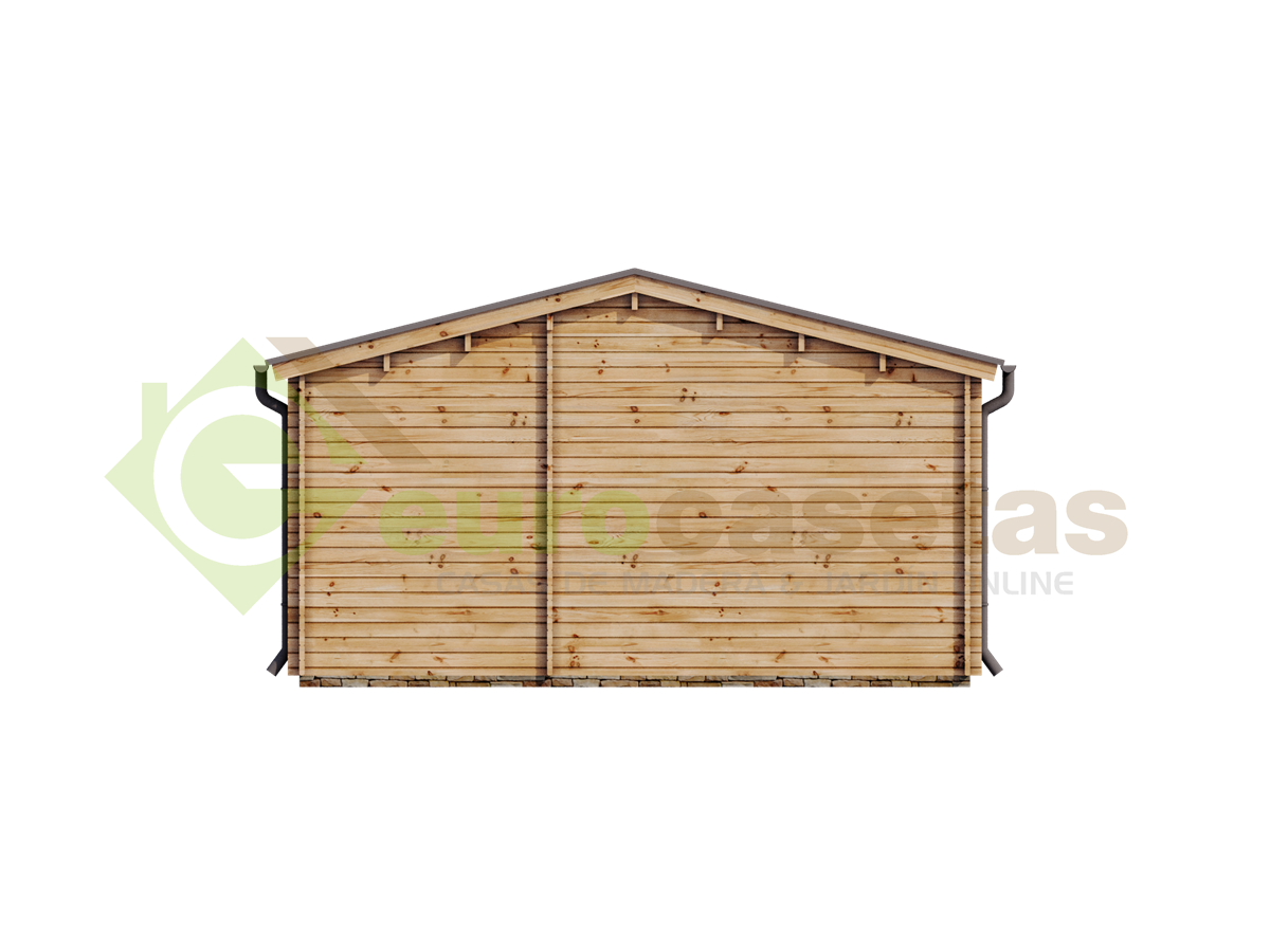 Casa de madera  PADIA WOOD  48 m2 , 70 mm