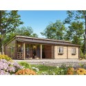 Casa de madera   "IBERICA CTE  , 93 m2" - 44 -140 -44 mm