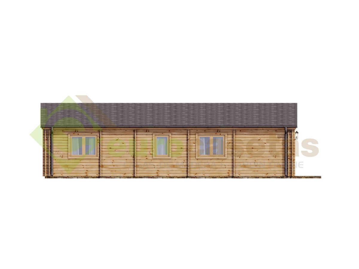 Casa de madera   "IBERICA CTE  , 93 m2" - 44 -140 -44 mm
