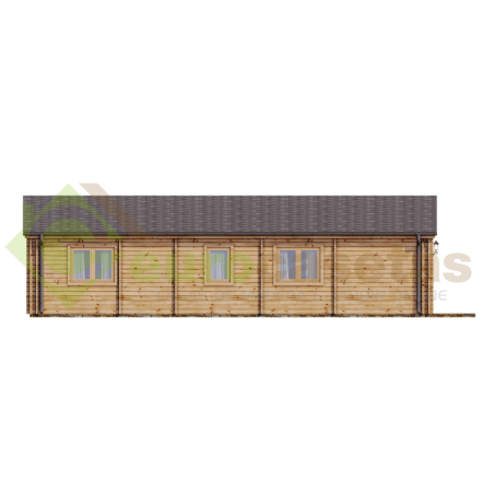 Casa de madera   "IBERICA CTE  , 93 m2" - 44 -140 -44 mm