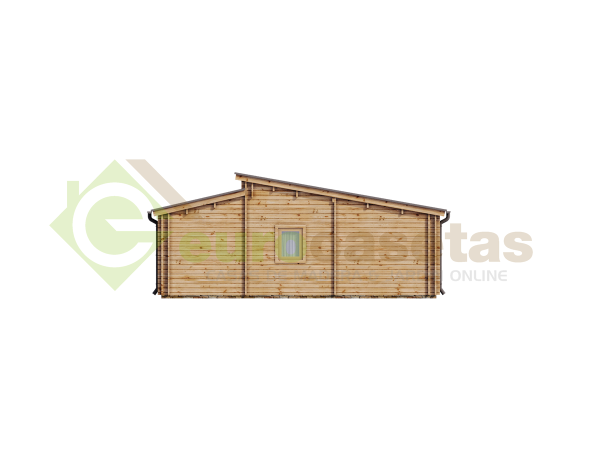 Casa de madera   "IBERICA CTE  , 93 m2" - 44 -140 -44 mm
