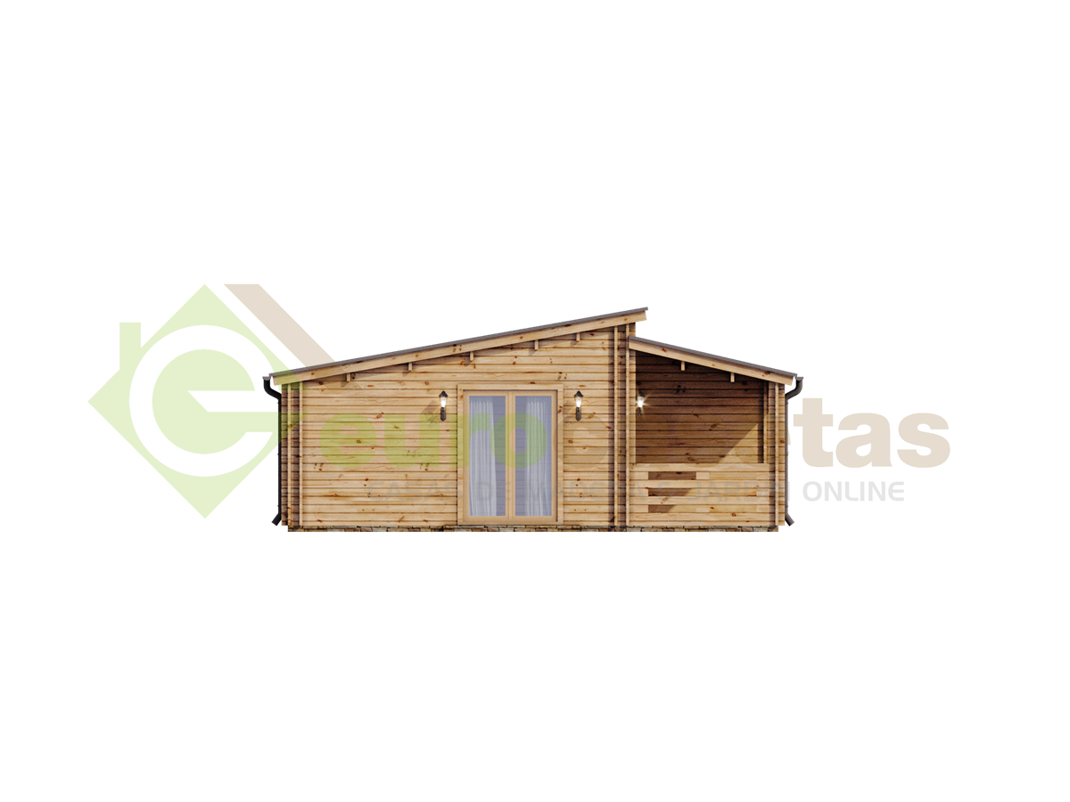 Casa de madera   "IBERICA CTE  , 93 m2" - 44 -140 -44 mm