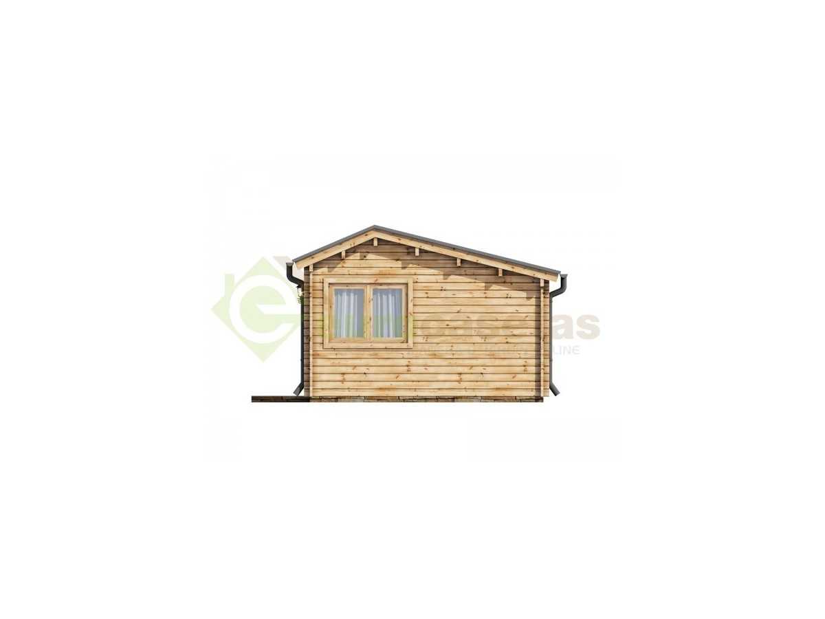 Nika 4x3 wooden house