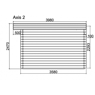 CASETA DE JARDIN "BRET 14,8 m2 "