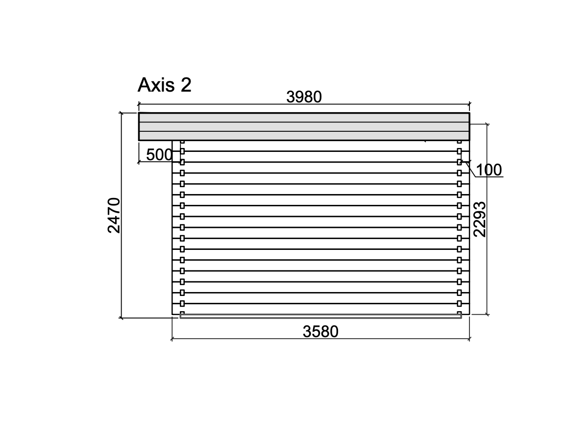 CASETA DE JARDIN "BRET 14,8 m2 "