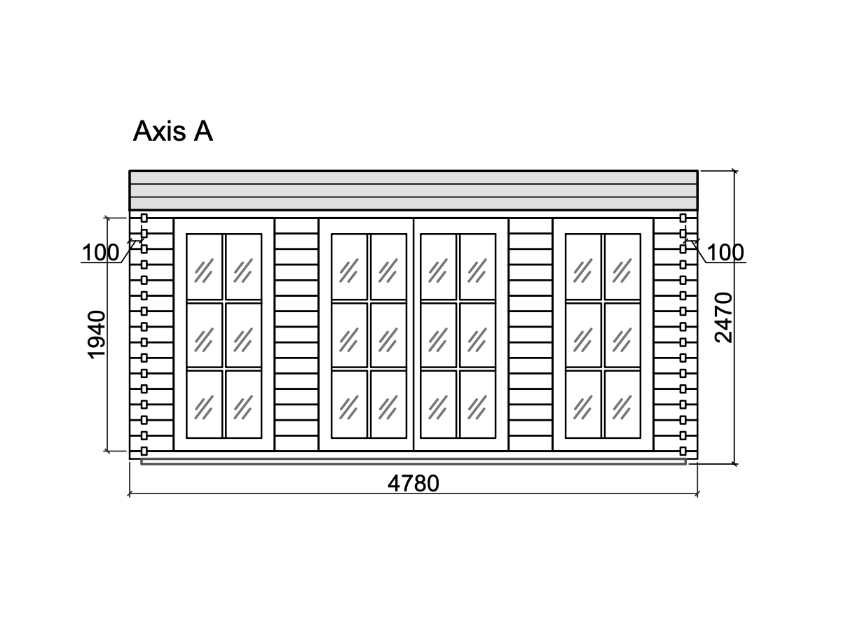 CASETA DE JARDIN "BRET 14,8 m2 "
