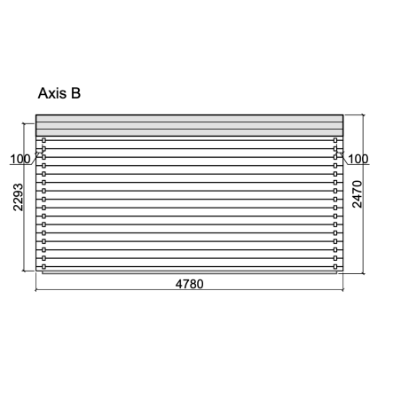 CASETA DE JARDIN "BRET 14,8 m2 "