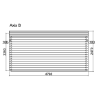 CASETA DE JARDIN "BRET 14,8 m2 "