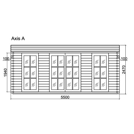 CASETA  DE JARDIN  "BRET 19,9 m2"
