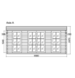 CASETA  DE JARDIN  "BRET 19,9 m2"