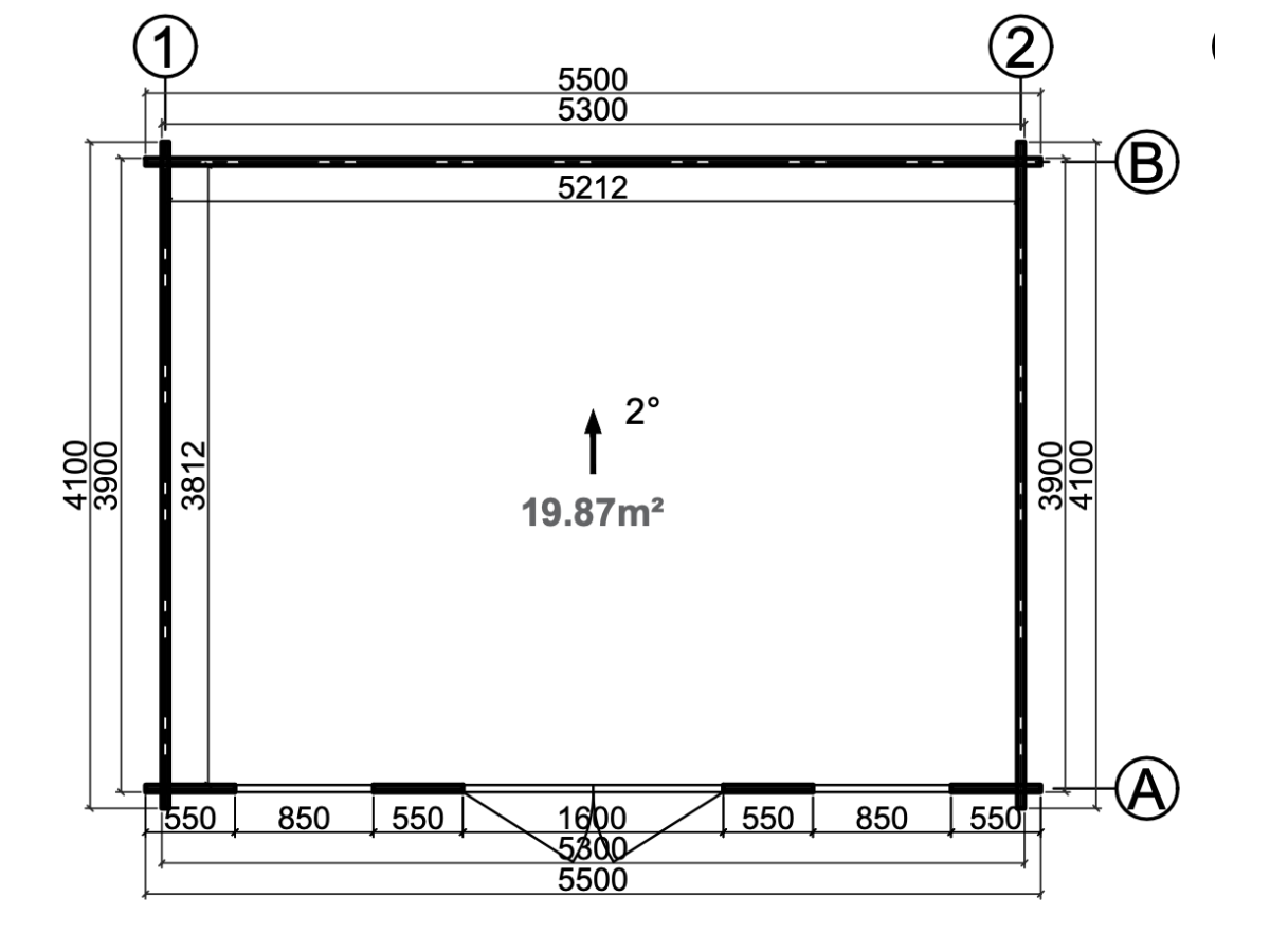 CASETA DE JARDIN "BRET 19,9 m2"