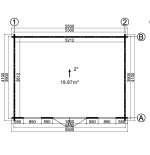 CASETA  DE JARDIN  "BRET 19,9 m2"