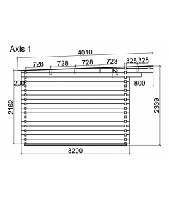 CASETA  DE JARDIN "HEIDI 11,7m2"