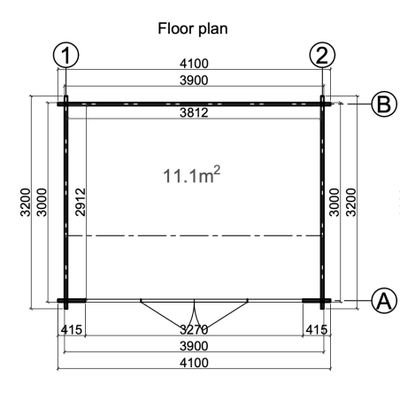 Garden cases / INES 11,1 m2