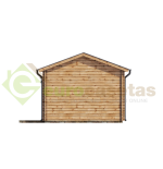 Caseta  de madera  "IRENE 19 m2 "