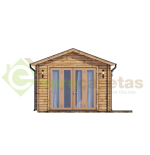 Caseta  de madera  "IRENE 19 m2 "