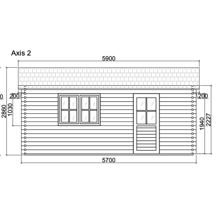 Casa de jardín "IRENE 23,9 m2"