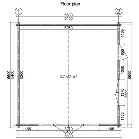 Booths de jardin / Irene 27,7 m2