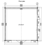 Garden booths / Irene 27.7 m2