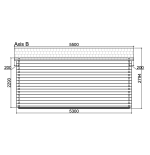 Caseta de madera  "IRIS 19,1 m2 "