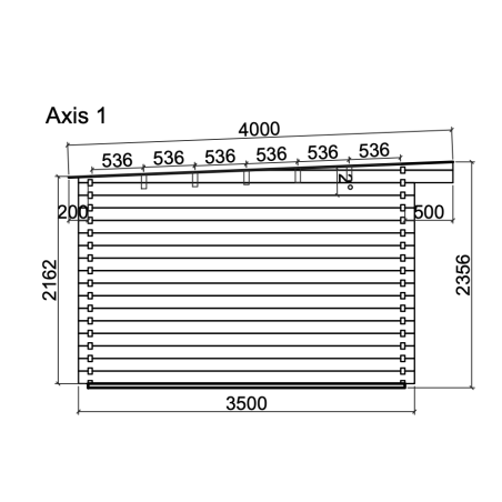 Caseta de madera LEA 14,2 m2