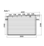 Caseta de madera LEA 14,2 m2