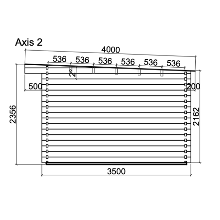 Caseta de madera LEA 14,2 m2