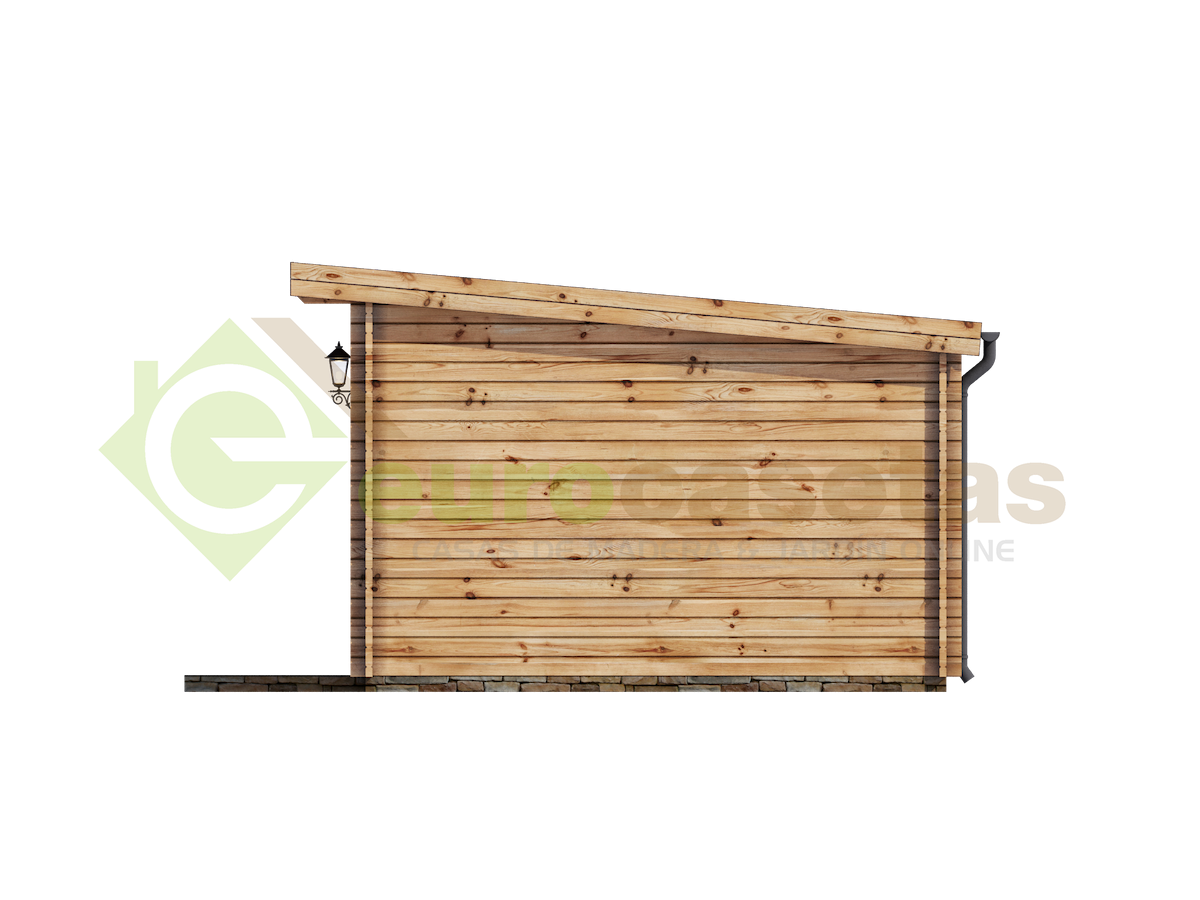 Caseta de madera LEA 19,4 m2