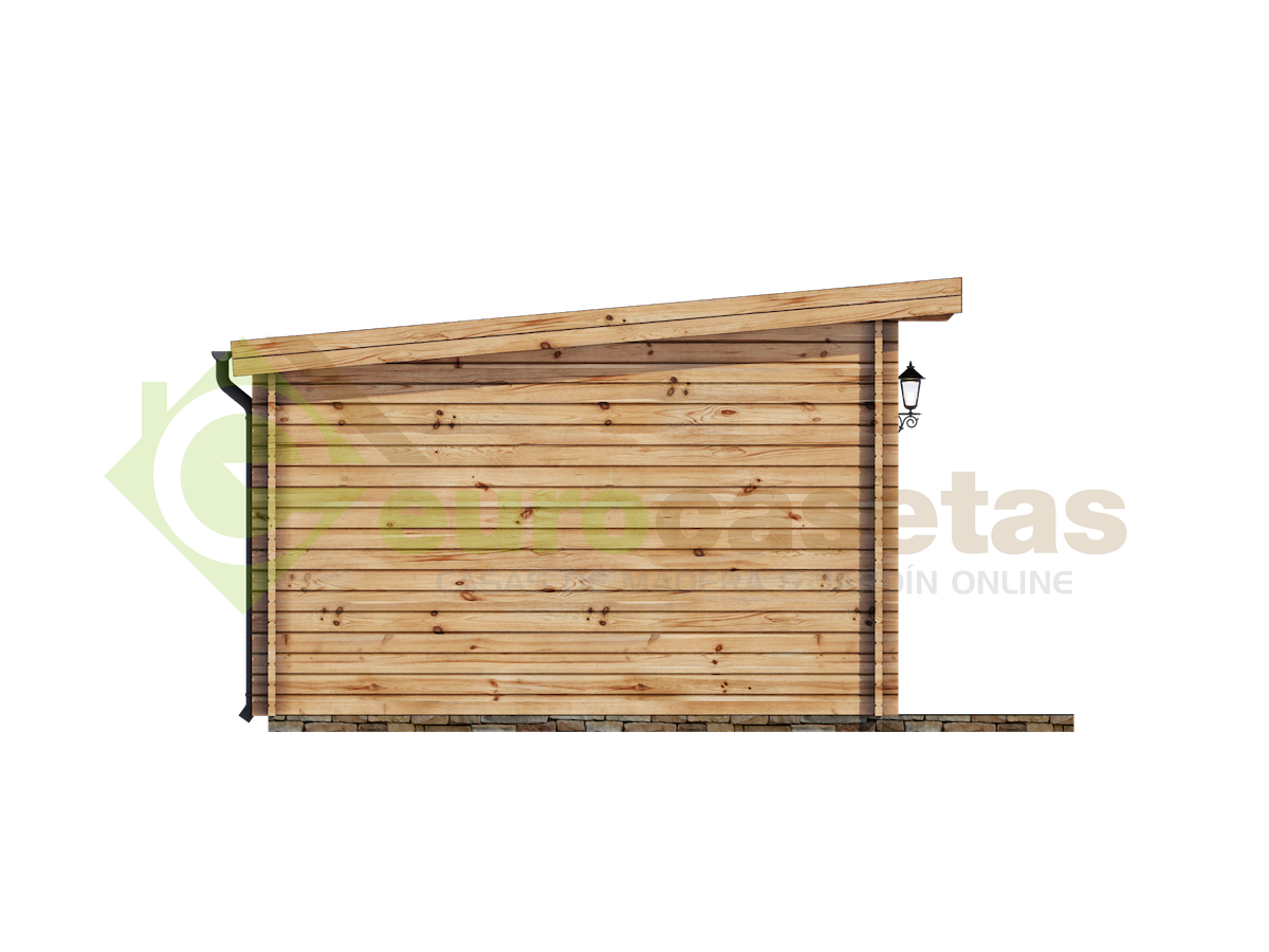 Caseta de madera LEA 19,4 m2