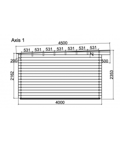 Caseta de madera LEA 19,4 m2