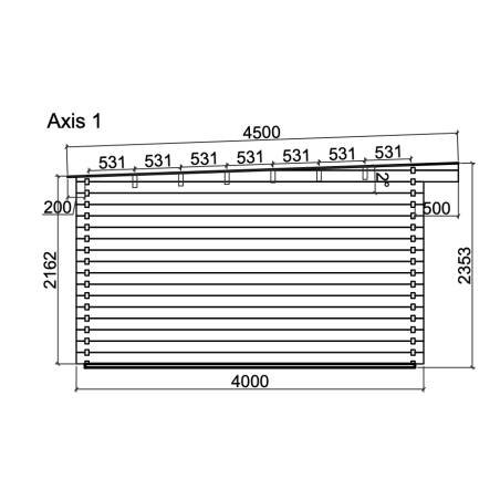 Caseta de madera LEA 19,4 m2