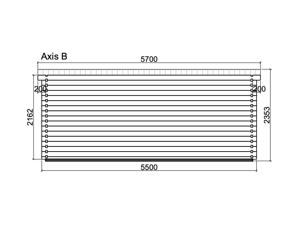 Caseta de madera LEA 19,4 m2