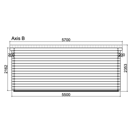 Caseta de madera LEA 19,4 m2