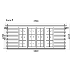 Caseta de madera LEA 19,4 m2