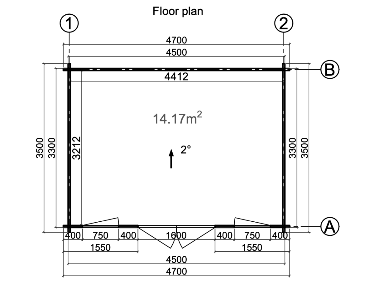Caseta de jardín "LISA 14,2 m2 "