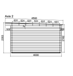 Garden sheds / smooth 19.4 m2