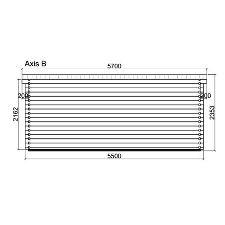 Garden sheds / smooth 19.4 m2