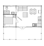 Alina Maison en bois, 56m2, 44 mm