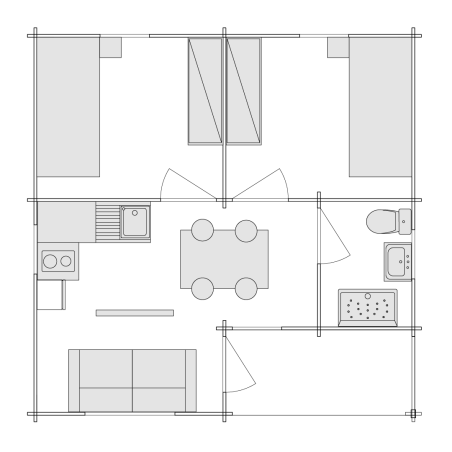 Maison en bois "Fay-A"