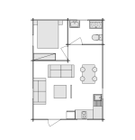 Casas de madera / JULIA 5X7 ,  70 mm