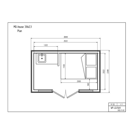 Mini Casa MO-House 3.9 | Casa Pequeña de Madera