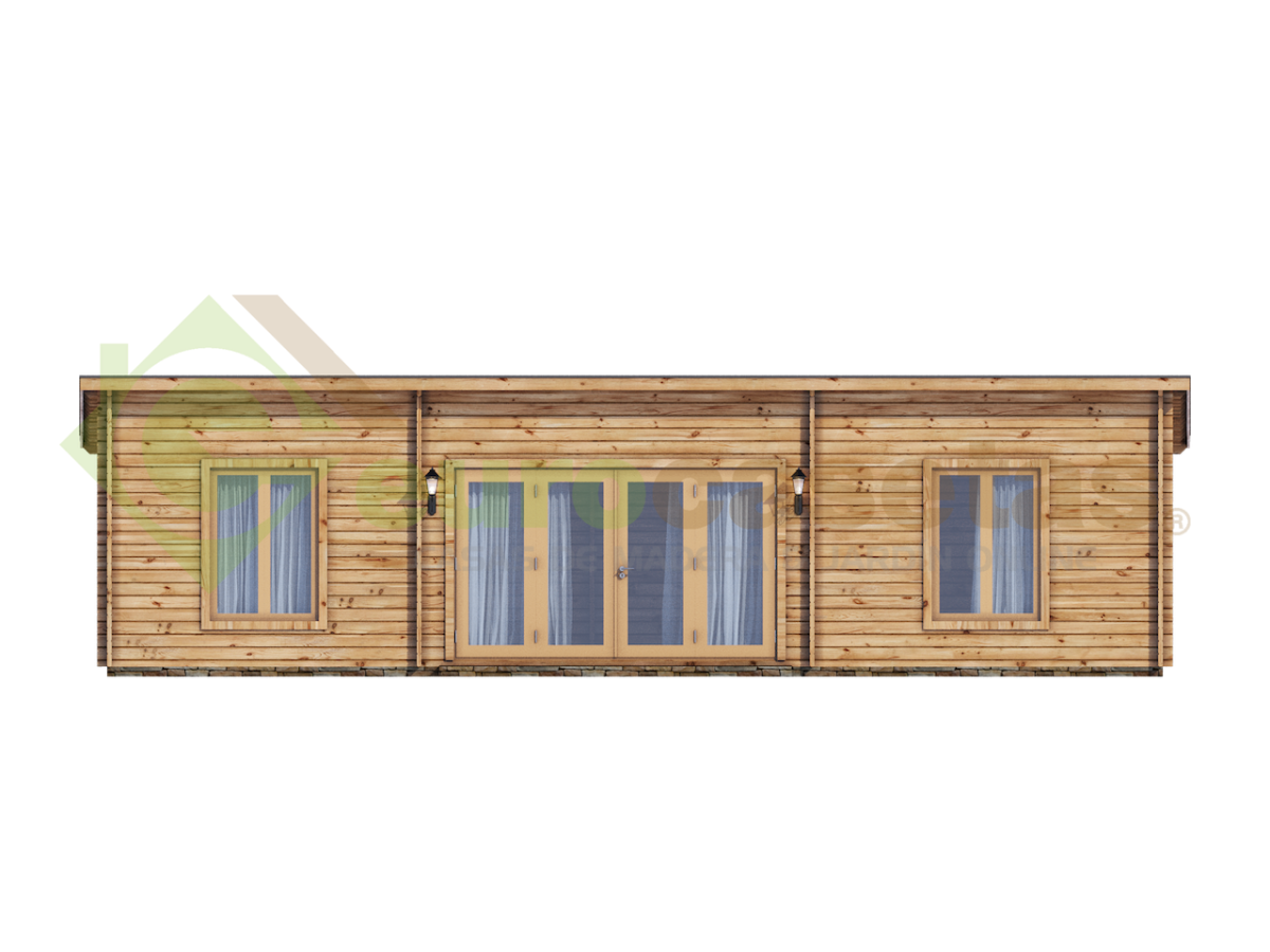 Casa de madera RIBERA 87,3 m2 - 44 mm