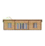 Casa de madera RIBERA 87,3 m2 - 44 mm