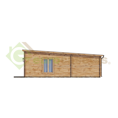 Casa de madera RIBERA 87,3 m2 - 44 mm