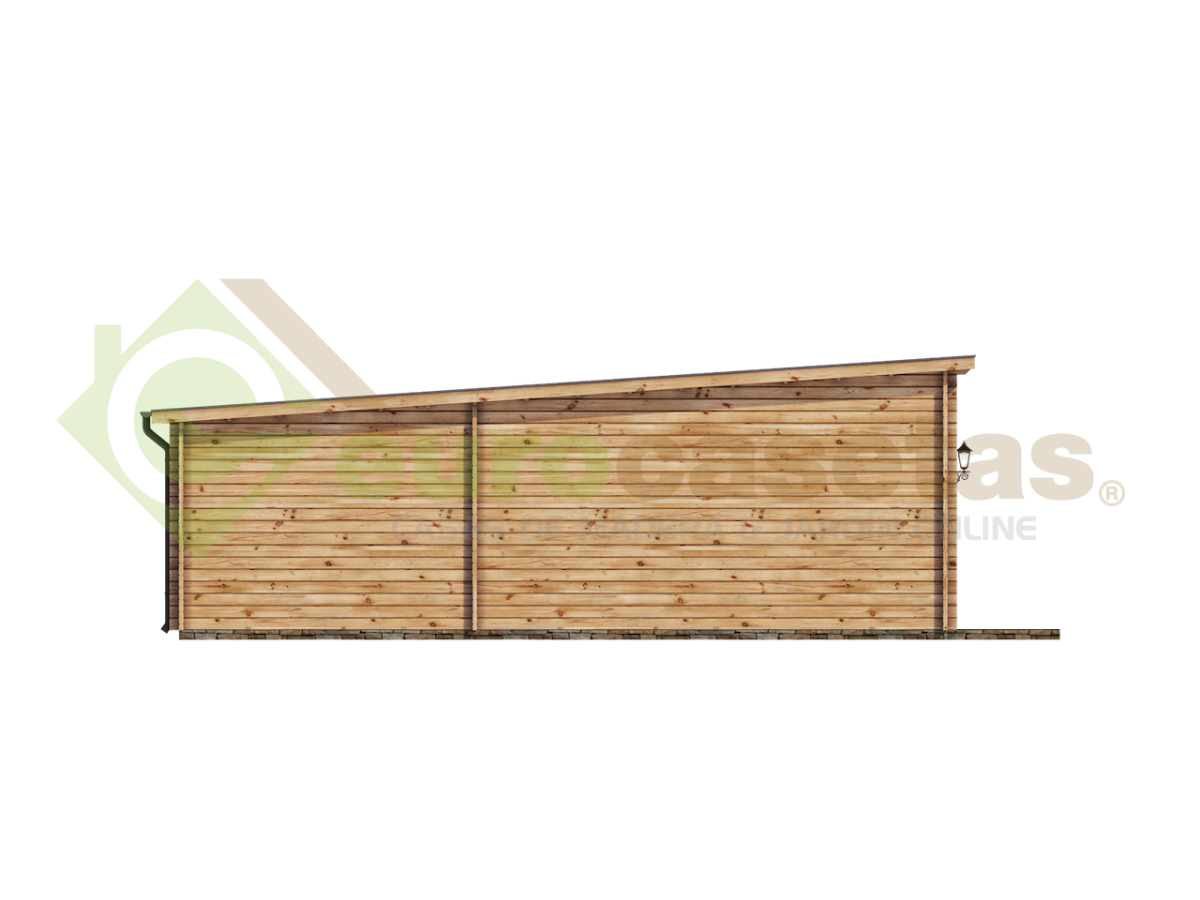 Casa de madera RIBERA 87,3 m2 - 44 mm
