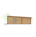 Casa de madera RIBERA 87,3 m2 - 44 mm